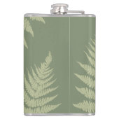Woodland Fern hinterlässt kundenspezifische Hinter Flachmann (Rückseite)