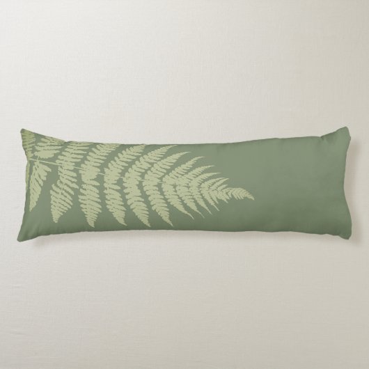 Woodland Fern hinterlässt kundenspezifische Hinter Seitenschläferkissen (Vorderseite)