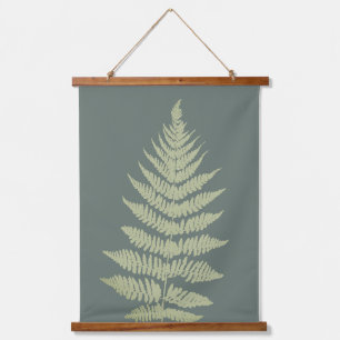 Woodland Fern hinterlässt kundenspezifische Hinter Wandteppich Mit Holzrahmen