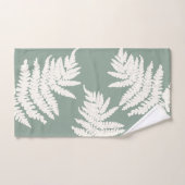 Woodland Fern Leaf Custom Background Colors Badhandtuch Set (Handtuch)