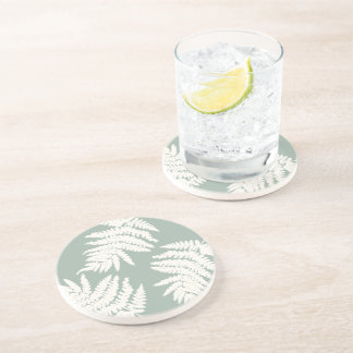 Woodland Fern Leaf Custom Background Colors Getränkeuntersetzer