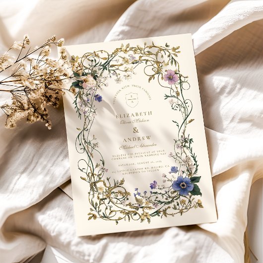 Woodland Fern Wedding Einladung