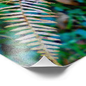 Woodland Ferns Fotodruck (Ecke)