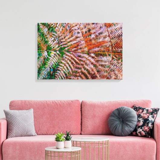 Woodland Ferns Leinwanddruck (Insitu (Wohnzimmer))