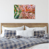 Woodland Ferns Leinwanddruck (Insitu (Schlafzimmer))