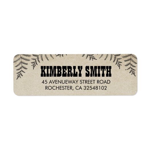 Woodland Ferns Rustikales Land (Vorne)