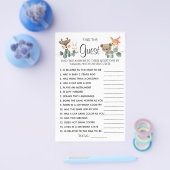 Woodland Finde die Gästebuchskarte Flyer (Einzeln)