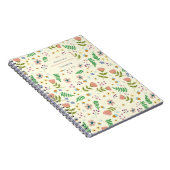 Woodland Floral Personalisiertes Notebook Notizblock (Rechte Seite)