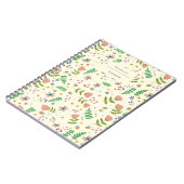 Woodland Floral Personalisiertes Notebook Notizblock (Linke Seite)