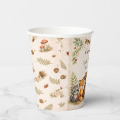 Woodland Forest Animal Baby Shower Pappbecher (Rechts)