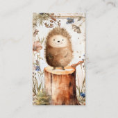 Woodland Forest Animals Baby Showbücher für Baby Begleitkarte (Rückseite)