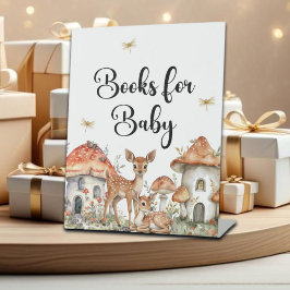 Woodland Forest Animals Baby Showbücher für Baby Sockelschild