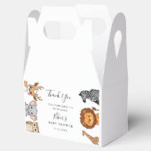 Woodland Forest Animals Baby Shower Geschenkschachtel (Geöffnet)