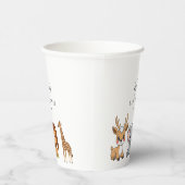 Woodland Forest Animals Baby Shower Pappbecher (Rechts)