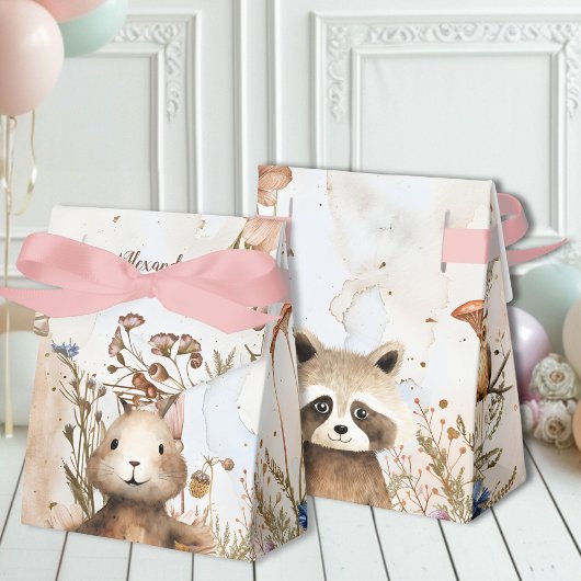 Woodland Forest Animals Kinderdusche Geschenkschachtel