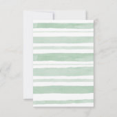 Woodland Forest Baby Dusche einladen Einladung (Rückseite)