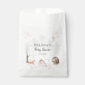 Woodland Forest Baby Dusche Geschenktütchen (Vorderseite)