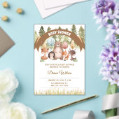 Woodland Forest Baby Shower Invite Acryleinladungen (In Situ (Hochzeit))