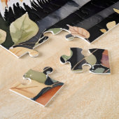 Woodland Forest Watercolor Fox Fall Autumn Puzzle (Seite)