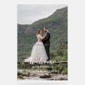 Woodland Forest Welcome Wedding  Acrylschild (Vorderseite)