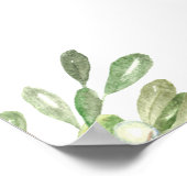 Woodland Fox Baby Dusche Begrüßungszeichen Poster (Ecke)