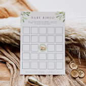 Woodland Fox Babydusche Bingo Game Card Einladung