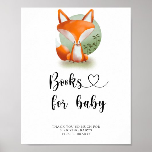 Woodland Fox - Bücher für Kinder Poster (Vorne)