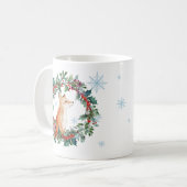 Woodland Fox Christmas Christmas Kaffeetasse (Vorderseite Links)