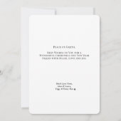 Woodland Fox Familiennamen Weihnachten (Rückseite)