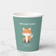 Woodland Fox Forest Baby Dusche nach Maß