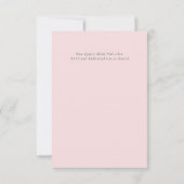 Woodland Fox Girls Christening lädt zur Taufe ein (Rückseite)