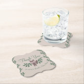 Woodland Fox Greenerenery Kinderdusche Rustikal Untersetzer (Vor Ort)