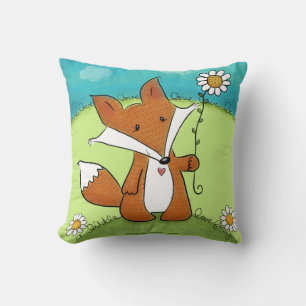 Woodland Fox Kleine Liebe für Sie Kissen