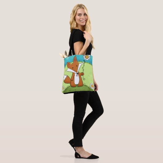 Woodland Fox Kleine Liebe für Sie Tasche (Am Model)