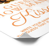 Woodland Fox Niedlich Baby Showspiel Wie viele Küs Poster (Ecke)