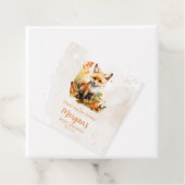 Woodland Fox Niedliche Babydusche Geschenkanhänger (Beispiel)