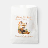 Woodland Fox Niedliche Babydusche Geschenktütchen (Vorderseite)