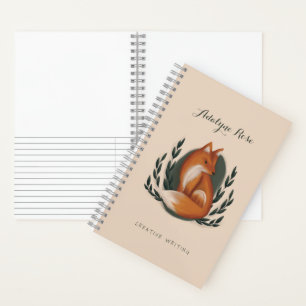 Woodland Fox Nursery Tier Notizblock