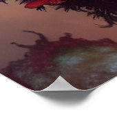 Woodland Fox Poster (Ecke)