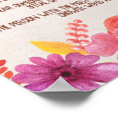 Woodland Fox sagt kein Baby Game Poster (Ecke)