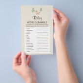 Woodland Fox Show UK Baby Word Scramble Game Flyer (Handgriff)