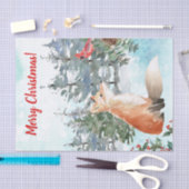Woodland Fox Weihnachten Seidenpapier (Handwerk)