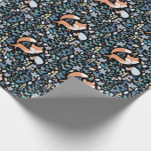 Woodland Fox Winter Geschenkpapier (Ecke)