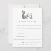 Woodland Friends Baby Showcard Einladung (Vorderseite)