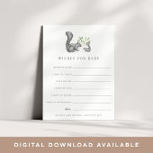 Woodland Friends Baby Showcard Einladung