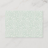 Woodland Friends Babydusche Buchungskarten Begleitkarte (Rückseite)