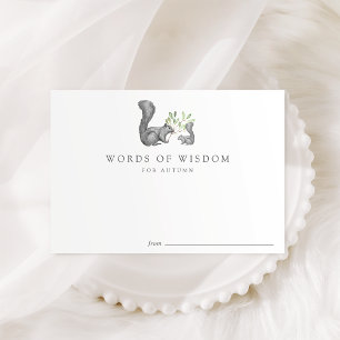 Woodland Friends Babyduschratenkarte Einladung