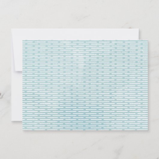 Woodland Friends Birth Announcement Boy Ankündigung (Rückseite)