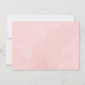 Woodland Friends Birth Announcement Girl Ankündigung (Rückseite)