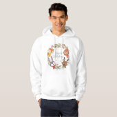 Woodland Friends Happy Holidays Circle  Hoodie (Vorne ganz)